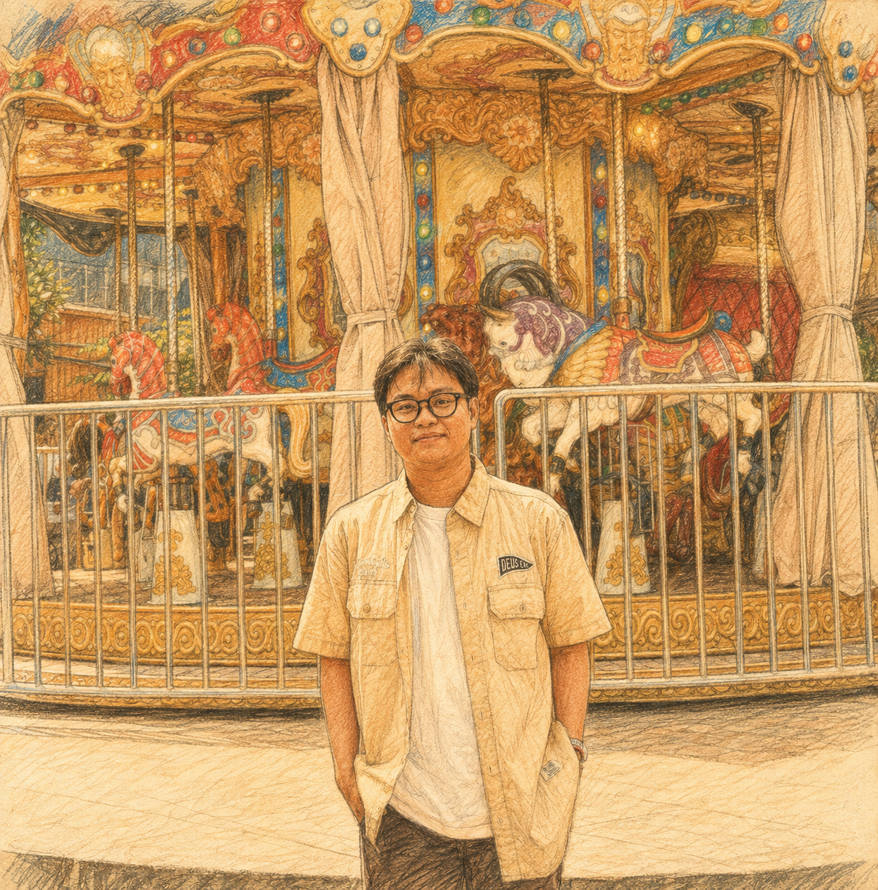 Ilustrasi Hand Drawn Miftahul Amri